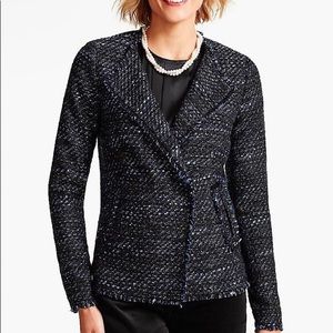 Talbots Navy Twead Blazer